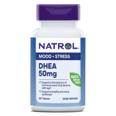 Дегидроэпиандростерон 50 мг, DHEA, Natrol, 60 таблеток
