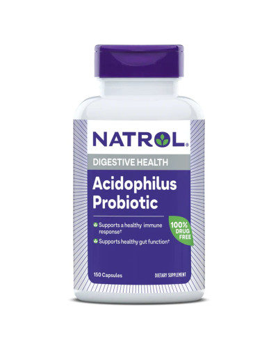 Пробіотик ацидофілус, 1 мільярд, Acidophilus Probiotic, Natrol, 150 капсул Пробіотик ацидофілус, 1 мільярд, Acidophilus Probiotic, Natrol, 150 капсул