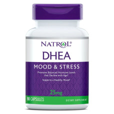 Дегидроэпиандростерон, 25 мг, DHEA, Natrol, 90 капсул