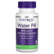 Мочегонное средство, Water Pill, Natrol, 60 таблеток