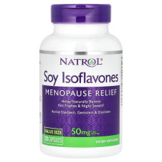 Соевые Изофлавони, 50 мг, Soy Isoflavones, Natrol, 120 капсул