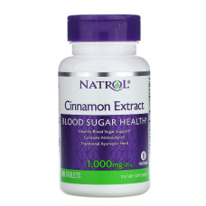 Экстракт Корицы, 1000 мг, Natrol, 80 таблеток