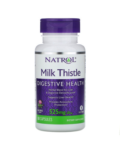 Расторопша, Milk Thistle, Natrol, 60 капсул