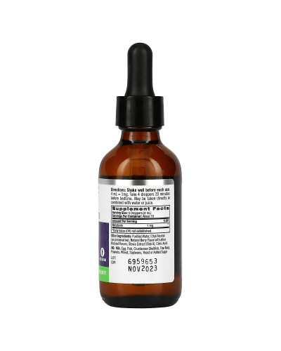 Мелатонин в каплях, 1 мг, вкус ягод, Liquid Melatonin, Natrol, 60 мл