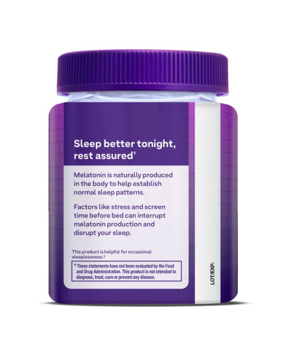 Мелатонін, 5 мг, смак полуниці, Melatonin, Natrol, 60 жувальних таблеток