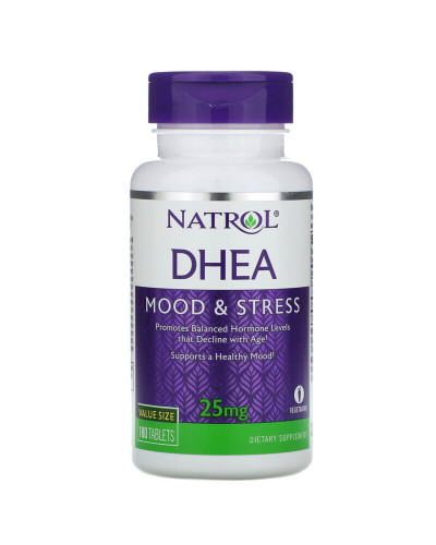 Дегідроепіандростерон 25 мг, DHEA, Natrol, 180 таблеток