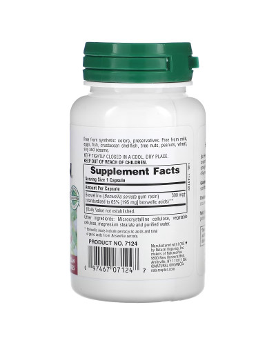 Босвелин, 300 мг, Boswellin, Herbal Actives, Natures Plus, 60 Вегетарианских Капсул Босвелин, 300 мг, Boswellin, Herbal Actives, Natures Plus, 60 Вегетарианских Капсул