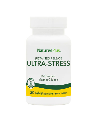 Комплекс для Борьбы со Стрессом с Железом, Ultra Stress, Natures Plus, 30 таблеток