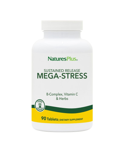 Супер Сильный Комплекс от Стресса, Mega-Stress, Natures Plus, 90 таблеток