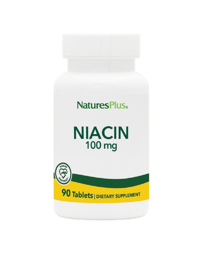 Ніацин, Niacin, 100 мг, Natures Plus, 90 таблеток