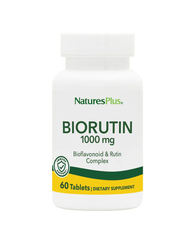 Рутин 1000мг, BioRutin, Natures Plus, 60 таблеток