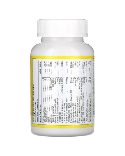 Мультивітаміни та мінерали, Source of Life, Multi-Vitamin & Mineral Supplement, Natures Plus, 90 таблеток