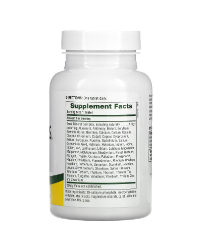 Комплекс микроэлементов, Trace-Mins, Trace Mineral Complex, Natures Plus, 180 таблеток