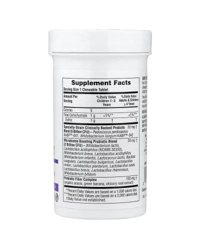 Пробіотик для дітей, 7 млрд КУО, смак ягід, GI Natural, Probiotic Kids, Natures Plus, 30 жувальних таблеток
