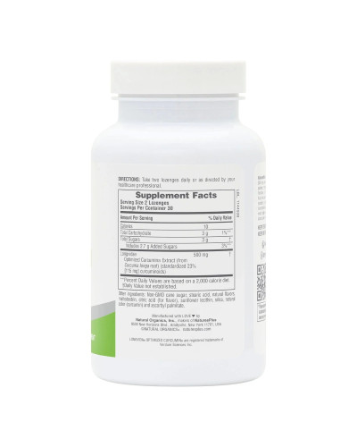 Куркумин, 500 мг, Pro Longvida Curcumin, Natures Plus, 60 леденцов