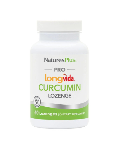 Куркумин, 500 мг, Pro Longvida Curcumin, Natures Plus, 60 леденцов