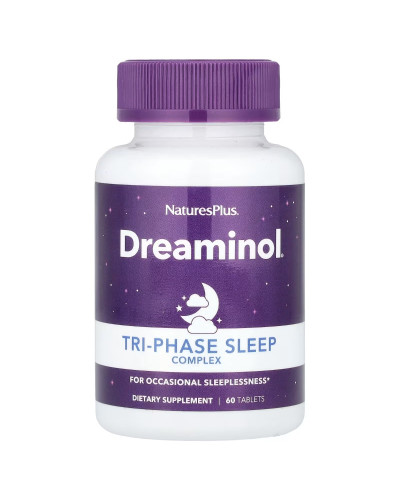 Трехфазный комплекс для сна, Tri-Phase Sleep Complex, Natures Plus, 60 таблеток