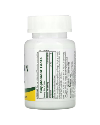 Мелатонін Швидкодіючий, 20 мг, Fast Acting Melatonin, Natures Plus, 90 таблеток Мелатонін Швидкодіючий, 20 мг, Fast Acting Melatonin, Natures Plus, 90 таблеток