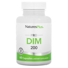 DIM (дииндолилметан), 200 мг, Pro Dim 200, Natures Plus, 60 капсул