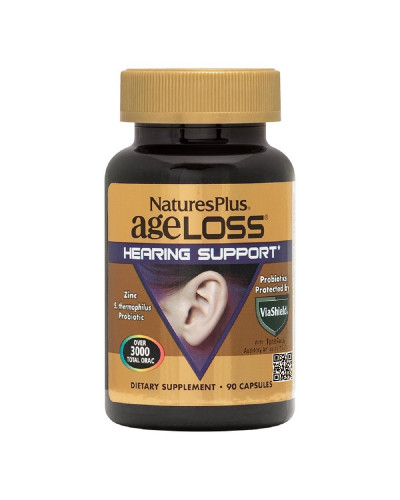 Підтримка слуху AgeLoss, Hearing Support, Natures Plus, 90 капсул