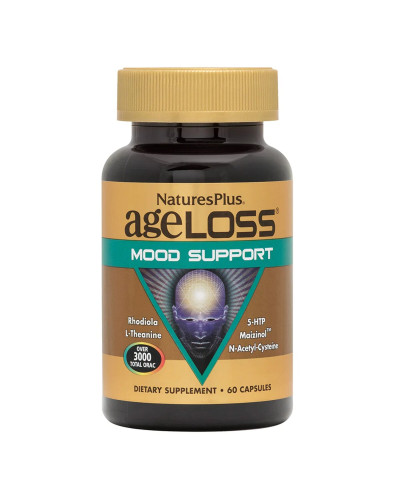Комплекс для підтримки настрою, AgeLoss Mood Support, Natures Plus, 60 капсул