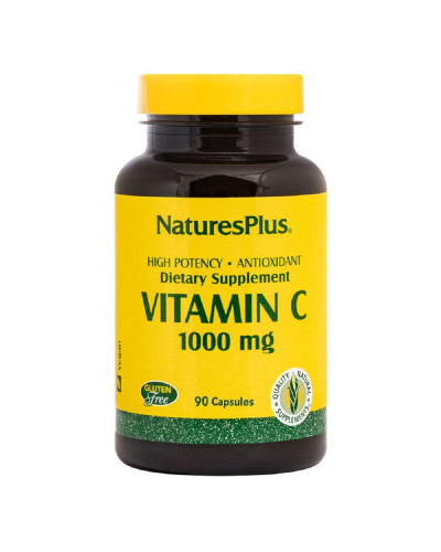 Вітамін C, Vitamin C, 1000 мг, Natures Plus, 90 капсул