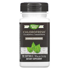 Хлорофилл концентрат, Chlorophyll Concentrate, Nature's Way, 90 гелевых капсул