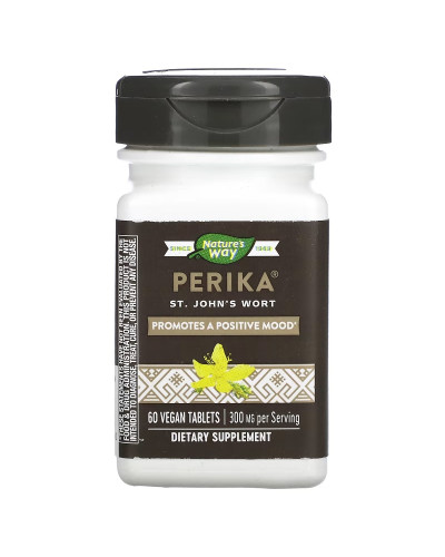 Экстракт Зверобоя, Perika, St. John's Wort, Nature's Way, 60 таблеток