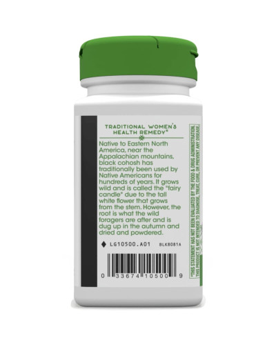 Клопогон, 540 мг, Black Cohosh, Nature's Way, 100 вегетаріанських капсул