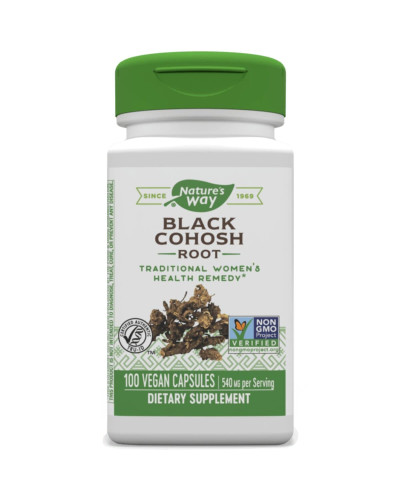 Клопогон, 540 мг, Black Cohosh, Nature's Way, 100 вегетаріанських капсул
