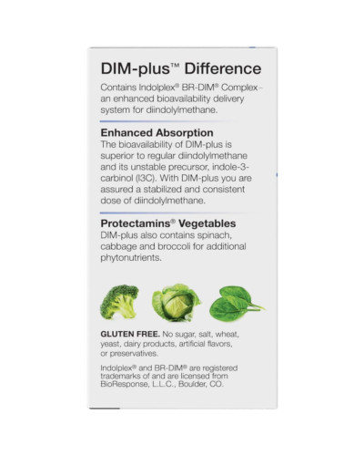 Метаболизм эстрогенов, DIM-plus, Estrogen Metabolism, Nature's Way, 60 вегетарианских капсул