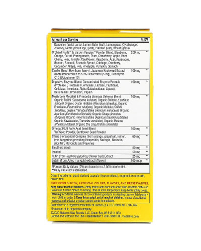 Мультивитамины Max6, Alive! Max6 Daily, Multi-Vitamin, Nature's Way 90 Капсул
