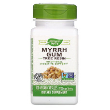 Смола Мирры 550 мг, Myrrh Gum, Nature's Way, 100 вегетарианских капсул