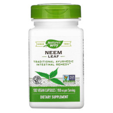 Лист нима 950 мг, Neem Leaf, Nature's Way, 100 вегетарианских капсул