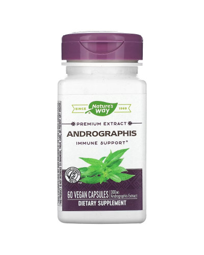 Андрографис Стандартизированный, Andrographis, Nature's Way, 60 капсул