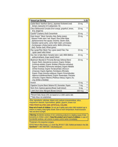 Мультивитамины Для Женщин, Nature's Way, Alive! Ultra Potency Multi-Vitamin, 60 Таблетки