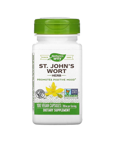 Звіробій, 350 мг, St. John's Wort, Nature's Way, 100 капсул