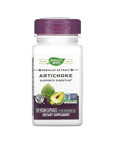 Артишок, Artichoke, Standardized, Nature's Way 60 капсул