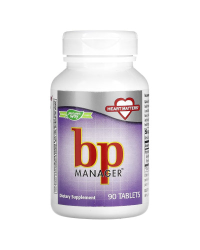 Нормалізація кров'яного тиску, BP Manager, Nature's Way, 90 таблеток