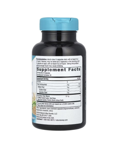 Клітковина, Fiber Fusion Daily, Nature's Way, 150 вегетаріанських капсул Клітковина, Fiber Fusion Daily, Nature's Way, 150 вегетаріанських капсул
