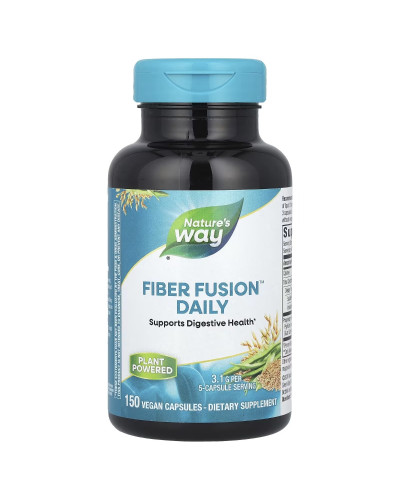 Клітковина, Fiber Fusion Daily, Nature's Way, 150 вегетаріанських капсул