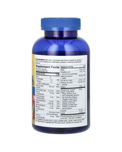 Мультивітаміни для чоловіків, смак фруктів Alive! Men's Gummy Multivitamin, Nature's Way, 130 жувальних цукерок