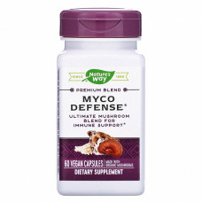 Грибная смесь, Premium Blend, Myco Defense, Nature's Way, 60 вегетарианских капсул