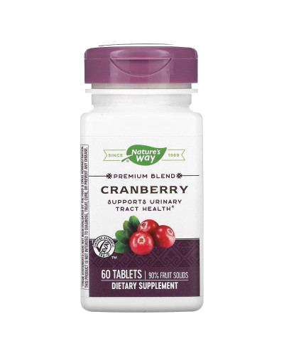 Журавлина, преміум-суміш, 400 мг, Cranberry, Premium Blend, Nature's Way, 60 таблеток