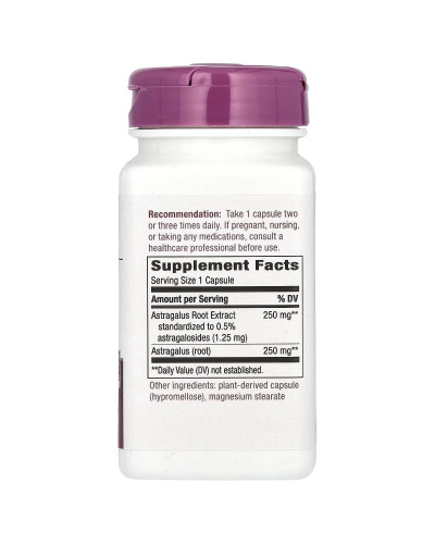 Астрагал, премиум экстракт, Astragalus, Premium Extract, Nature's Way, 60 вегетарианских капсул