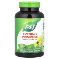 Примула вечерняя, 1300 мг, Evening Primrose, Nature's Way, 120 гелевых капсул