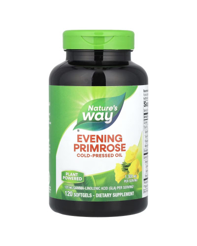 Примула вечірня, 1300 мг, Evening Primrose, Nature's Way, 120 гелевих капсул