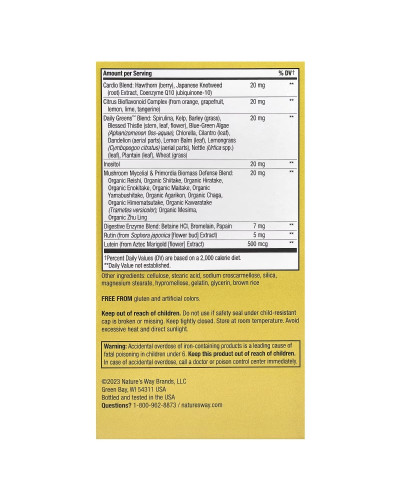 Мультивітаміни для дорослих, Alive! Adult Ultra Potency Complete Multivitamin, Nature's Way, 60 таблеток