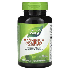 Магний Цитрат, Magnesium Complex, Nature's Way, 100 капсул
