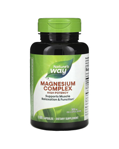 Магній Цитрат, Magnesium Complex, Nature's Way, 100 капсул